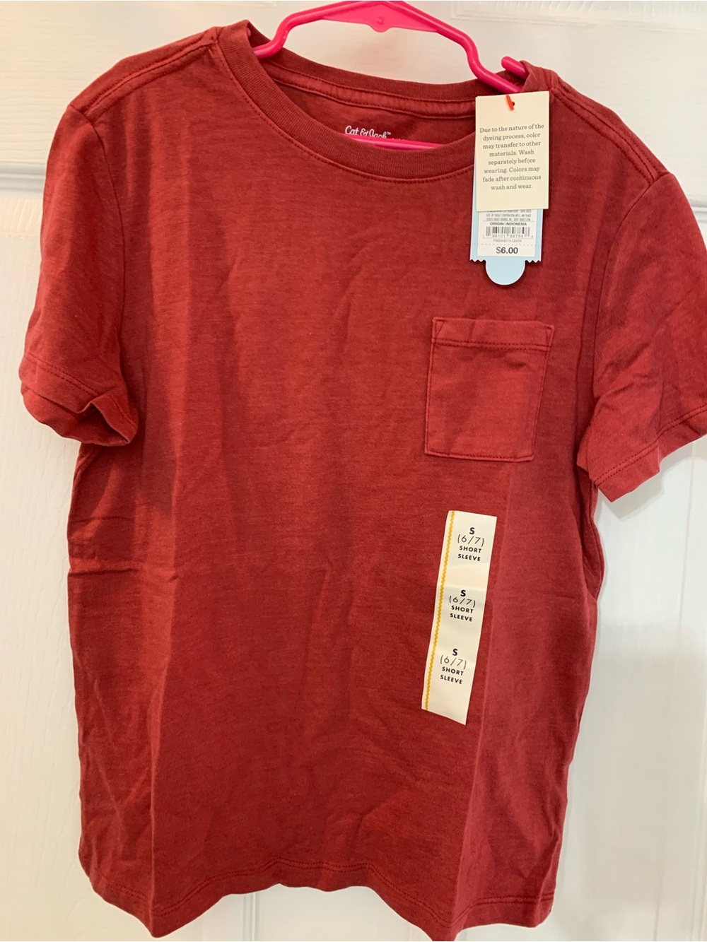 Cat & Jack NWT’s boy’s size small 6/7 tee